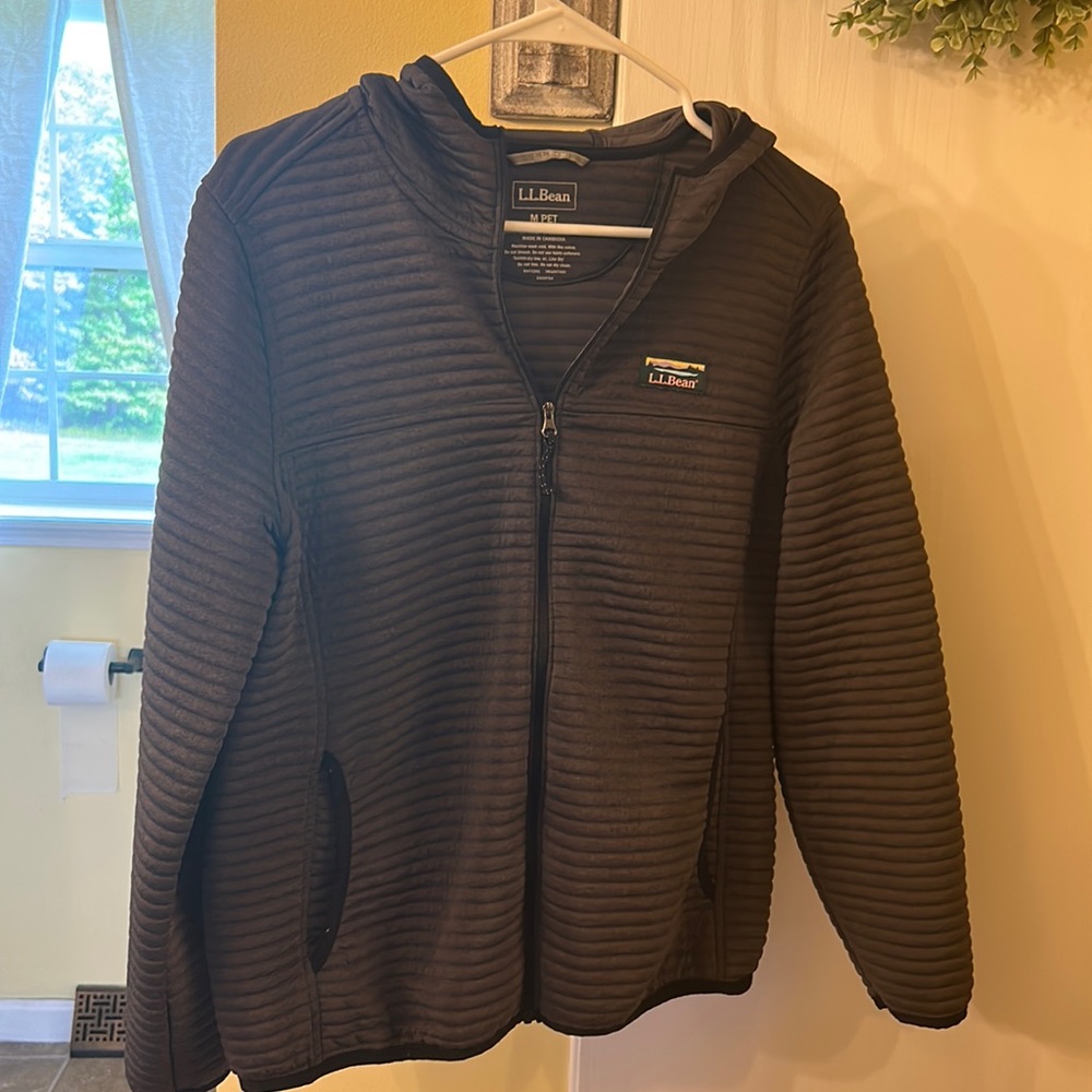 Gray L.L Bean Airlight Zip Up